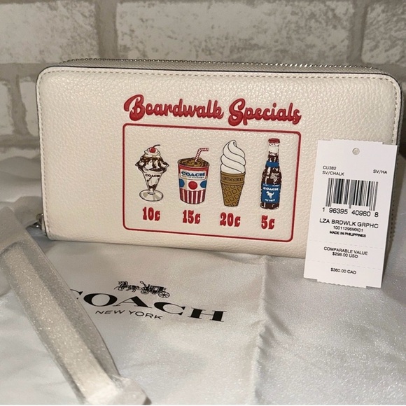 Coach Zip Around Wallet - Picture 2 of 7